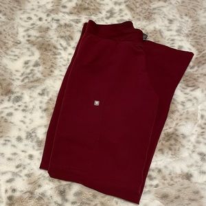 FIGS Kade Cargo Pant-  Burgundy in XS. Used in good condition.